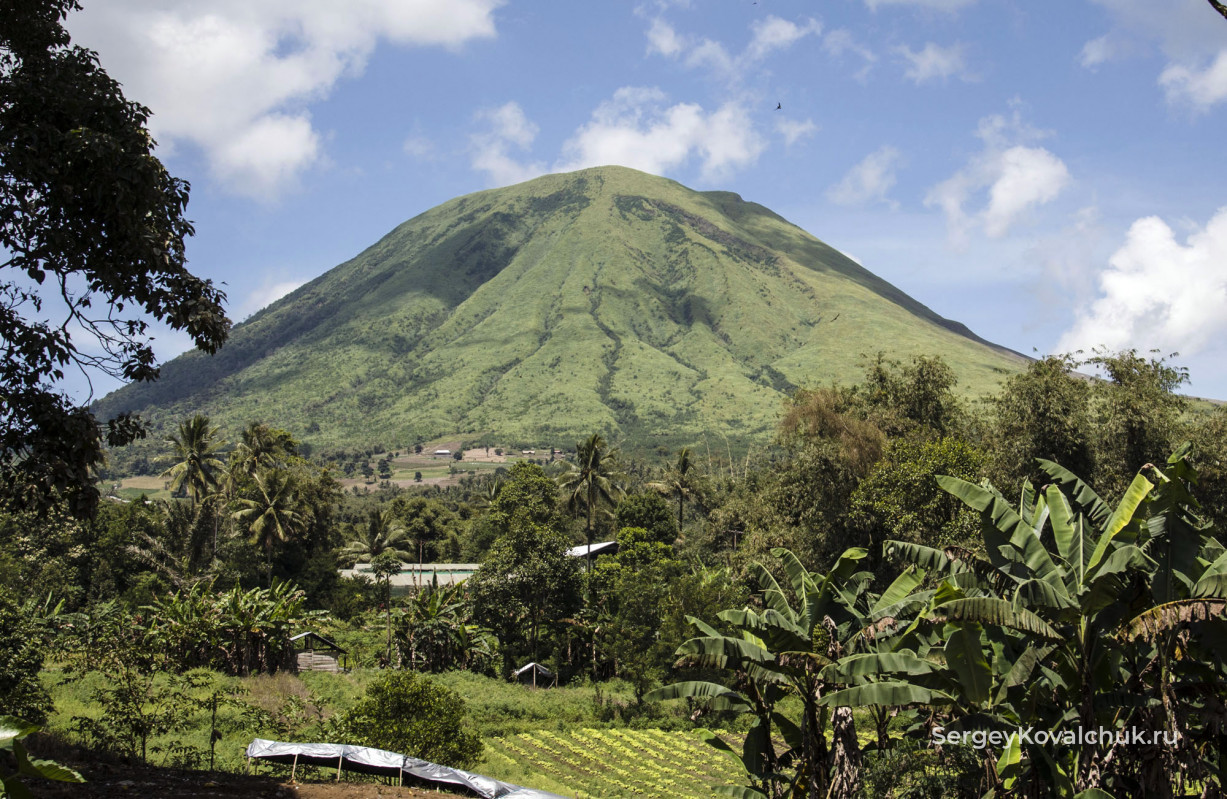 Вулкан Локон, Северный Сулавеси, Манадо, Индонезия