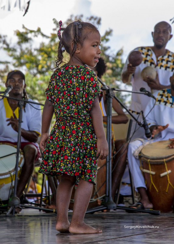Фестиваль гарифуна в поселке Ориноко