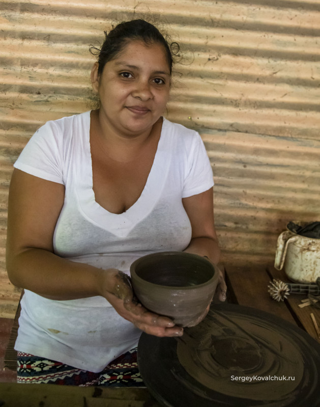 Никарагуа, Северная горная местность, Изготовление черной керамики