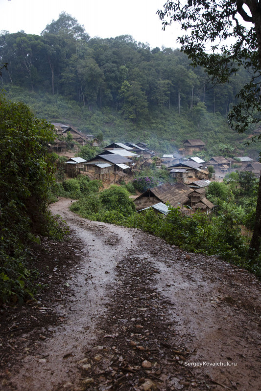 Горная деревня в Пхонгсали