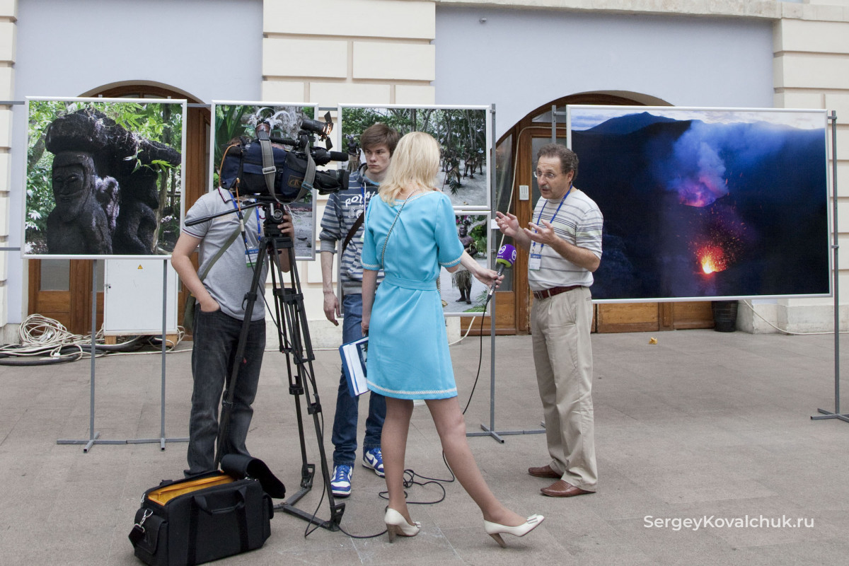 18 мая 2012. Фотовыставка в рамках  международной туристической ярмарки MITF 2012, Гостиный двор, Москва.