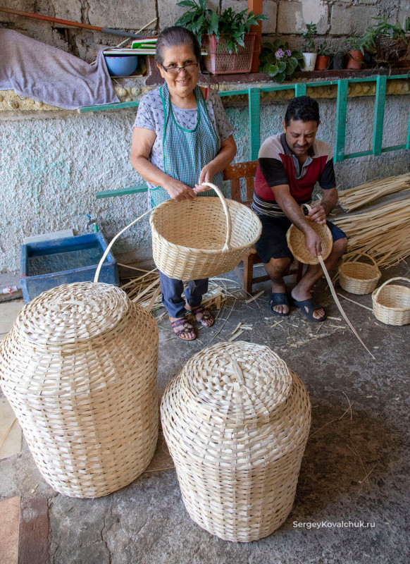 Изготовление плетеных корзин
