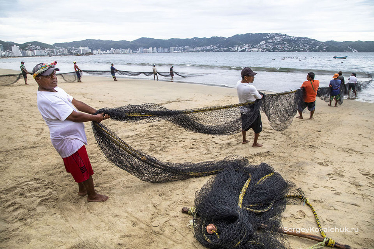 Рыбаки в Акапулько