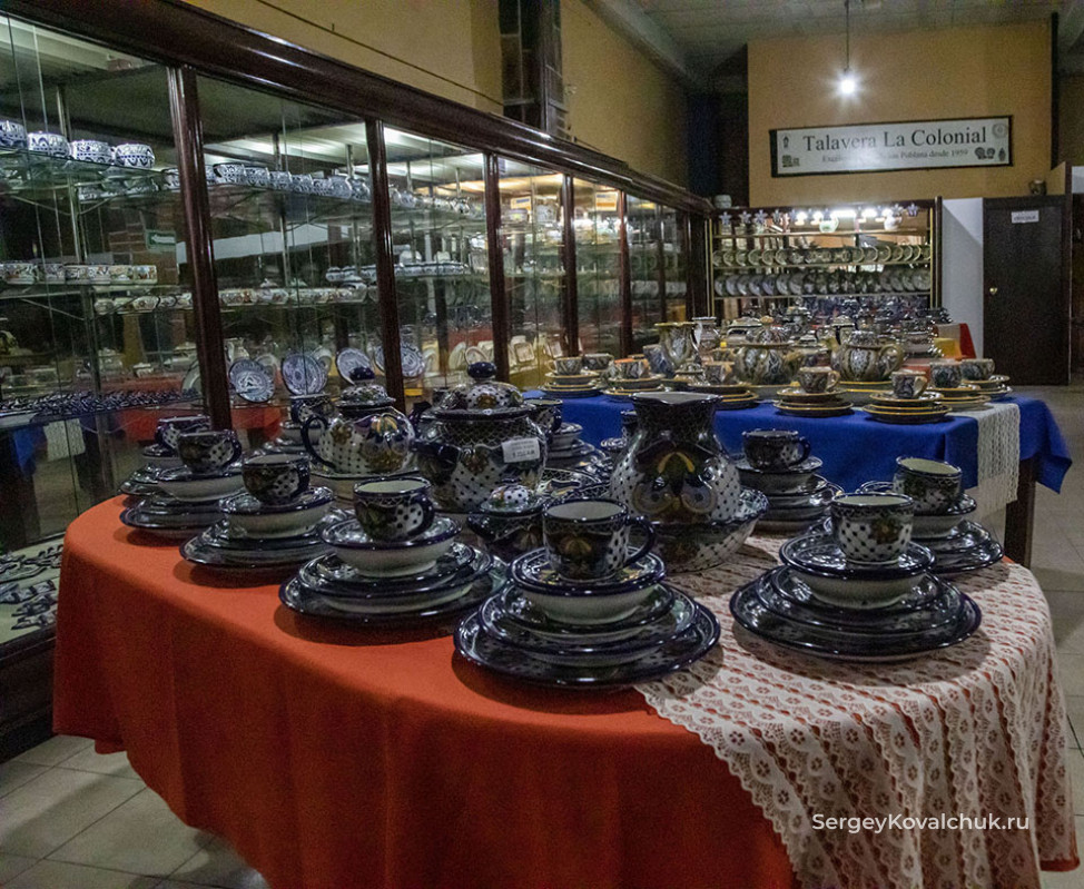 Магазин керамики в Пуэбла