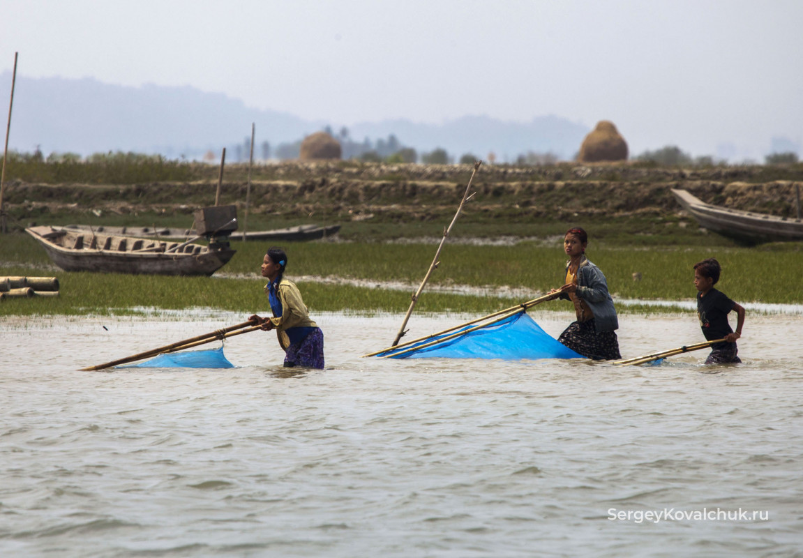 Рыбаки на реке Каладан
